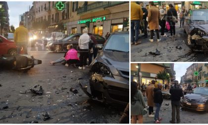 Motociclista di 22 anni ferito nello schianto con un'auto a Ventimiglia