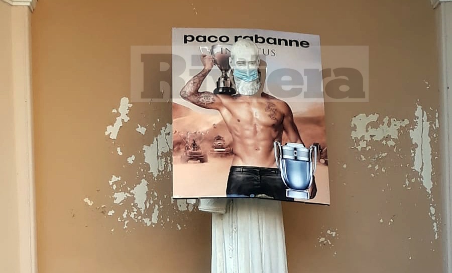 Vandalizzata la statua del Padre Santo di Camporosso
