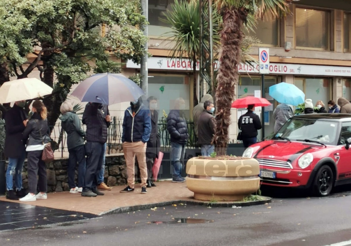 Tampone covid Bordighera analisi mediche Garoglio