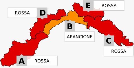 Aumentato il livello di allerta, da arancione a rossa nella nostra provincia