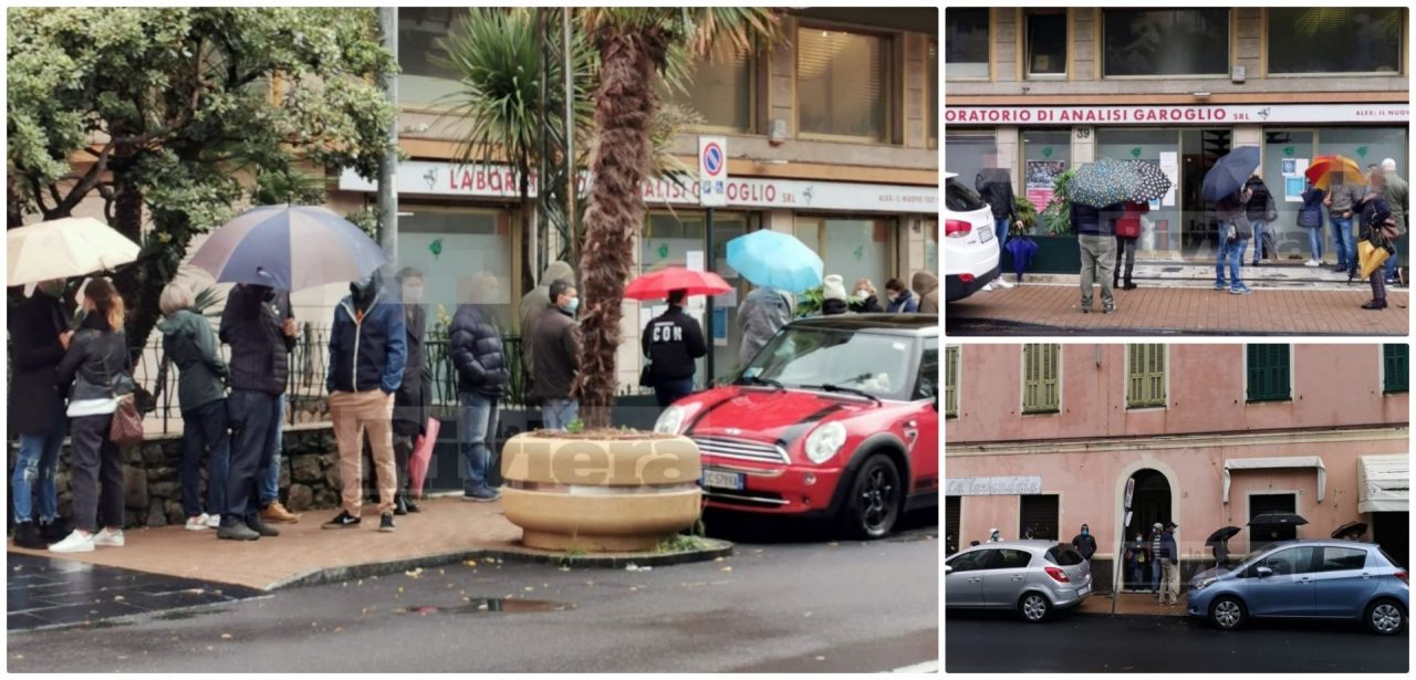 Covid fobia: tutti in fila per un tampone rapido, ma il 10-12% è positivo