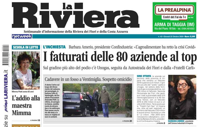 Fatturati, utili e perdite delle principali 80 aziende imperiesi. La classifica