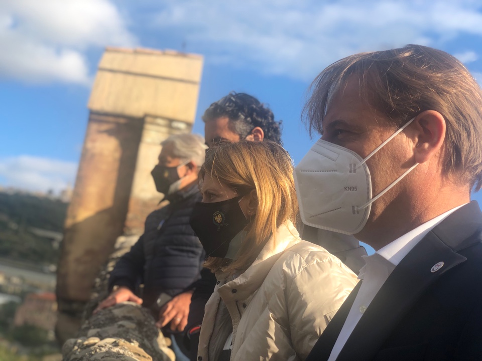 Marco Scajola A Taggia Per Un Sopralluogo Sull Argine Franato Prima La Riviera