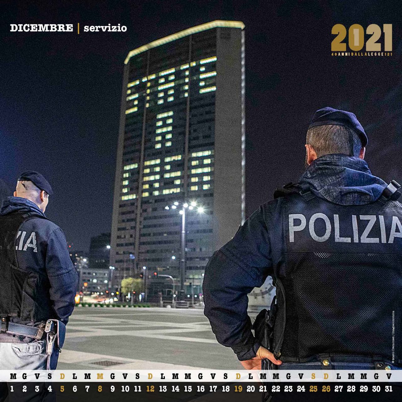 Presentato il calendario 2021 della Polizia di Stato