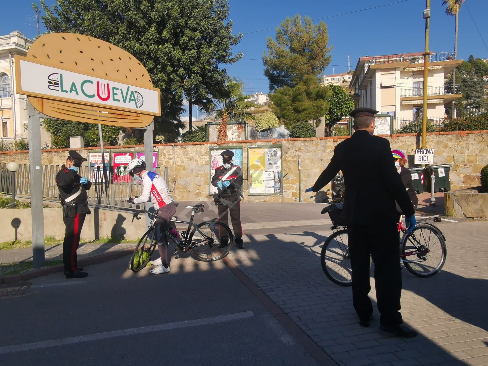 Carabinieri Sanremo Stazione controlli ciclabile ciclisti _04
