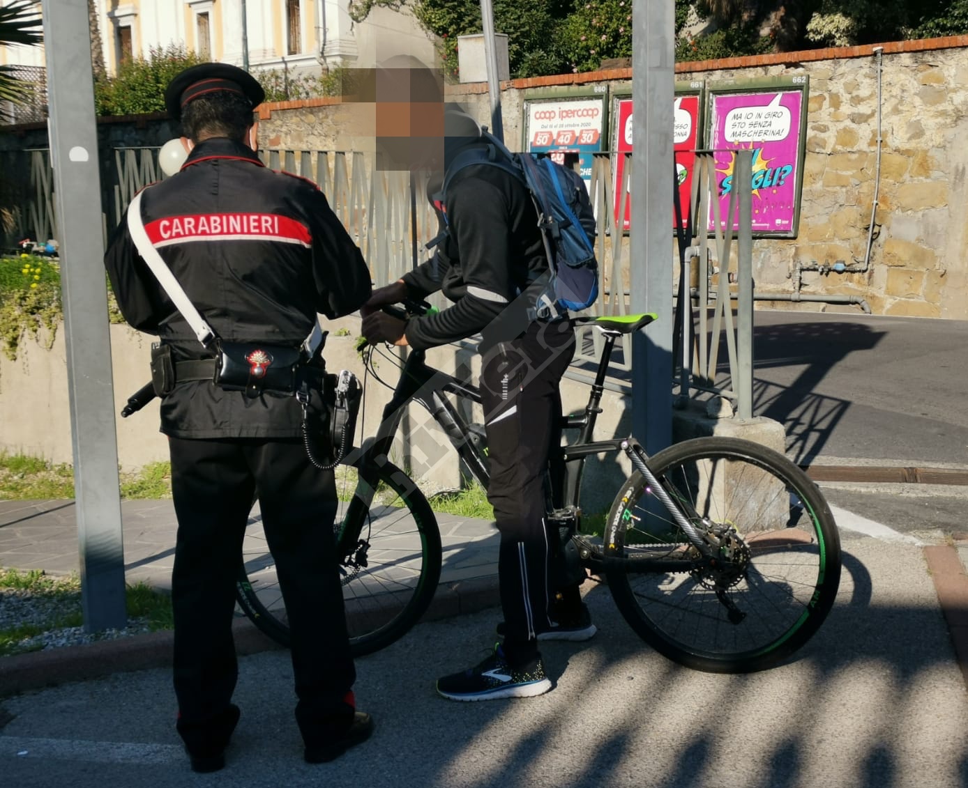 Carabinieri Sanremo Stazione controlli ciclabile ciclisti _07