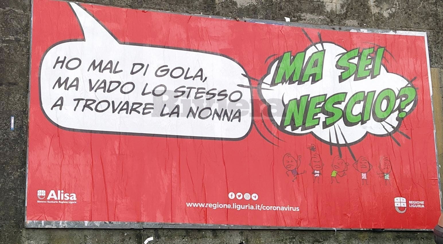 Coronavirus Covid Campagna sensibilizzazione Alisa manifesti cartelli_03