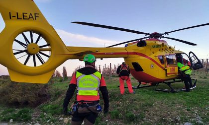 Mobilitazione di soccorsi per un75enne caduto in campagna a Castellaro