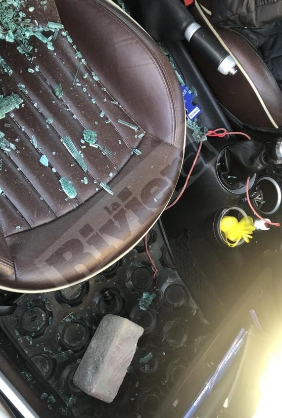 Furto su auto Ventimiglia lungo Roya
