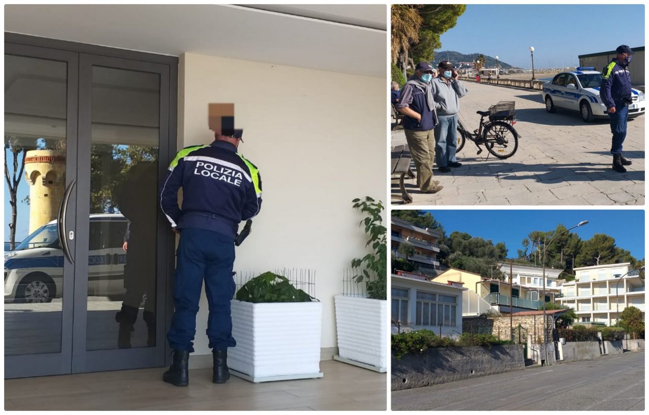 Controlli a tappeto della polizia locale a Diano Marina, firmate già 4 autocertificazioni