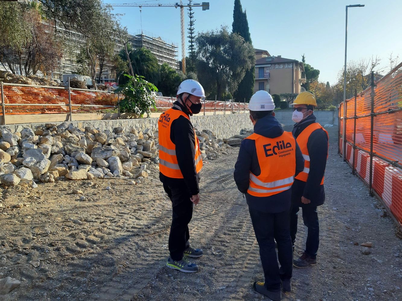 Sopralluogo cantiere Angst Bordighera Lega Vittorio Ingenito