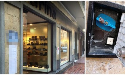 Tentato furto nel negozio di calzature Farina a Ventimiglia