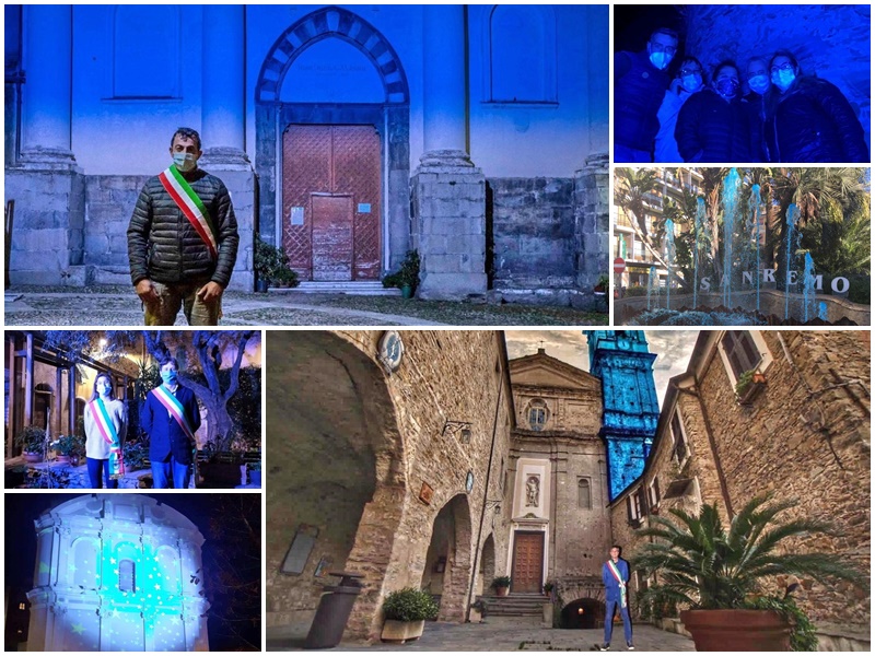 La provincia si tinge di “blu” per la Giornata Mondiale dei Diritti dell’Infanzia. Le foto