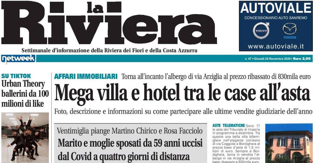Una super villa e un hotel tra le aste di dicembre