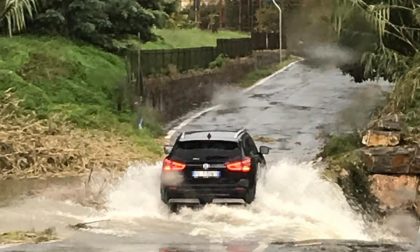 Chiuso il guado sul torrente  Steria