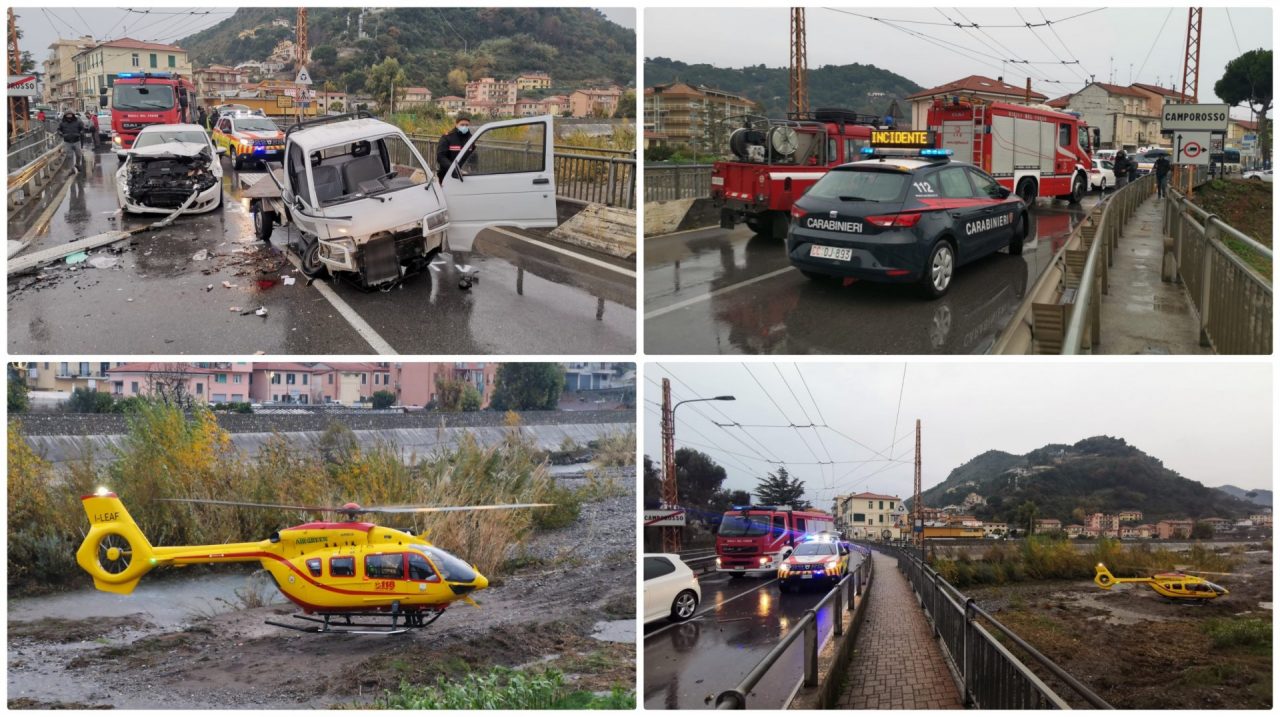 Lo schianto sull’Aurelia: grave il 46enne Andrea Fadda, in elicottero al Santa Corona