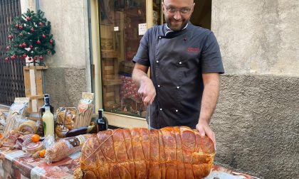 A Ventimiglia una 'nduja record del peso di 20 chili per beneficenza