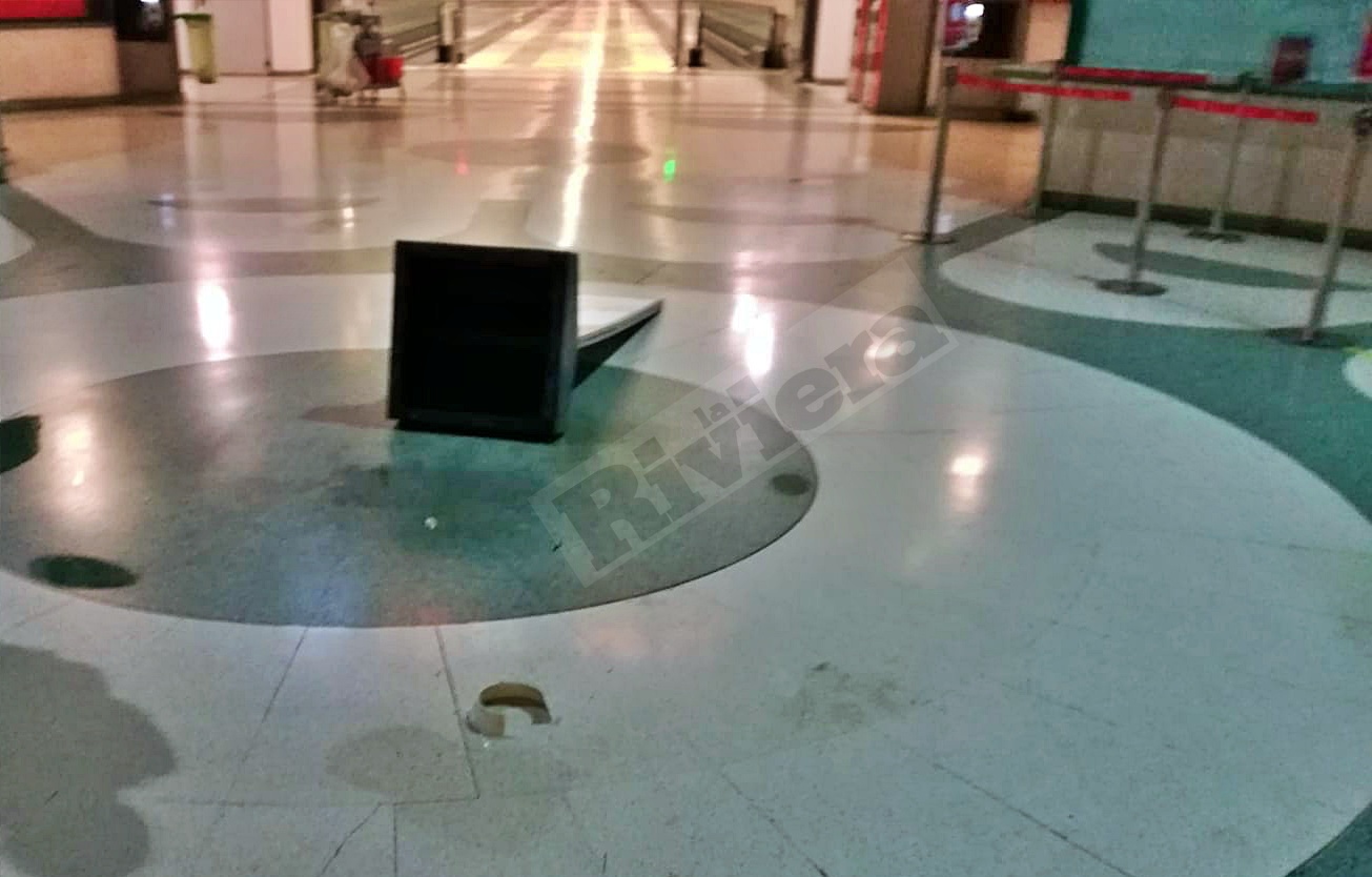 Vandalizzata vandali stazione Sanremo