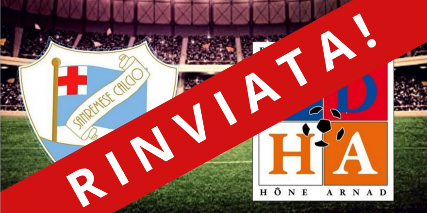 Sanremese calcio rinviato il match contro il Pont Donnaz