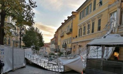 Cinque indagati per il crollo dell'impalcatura al Teatro Cavour di Imperia
