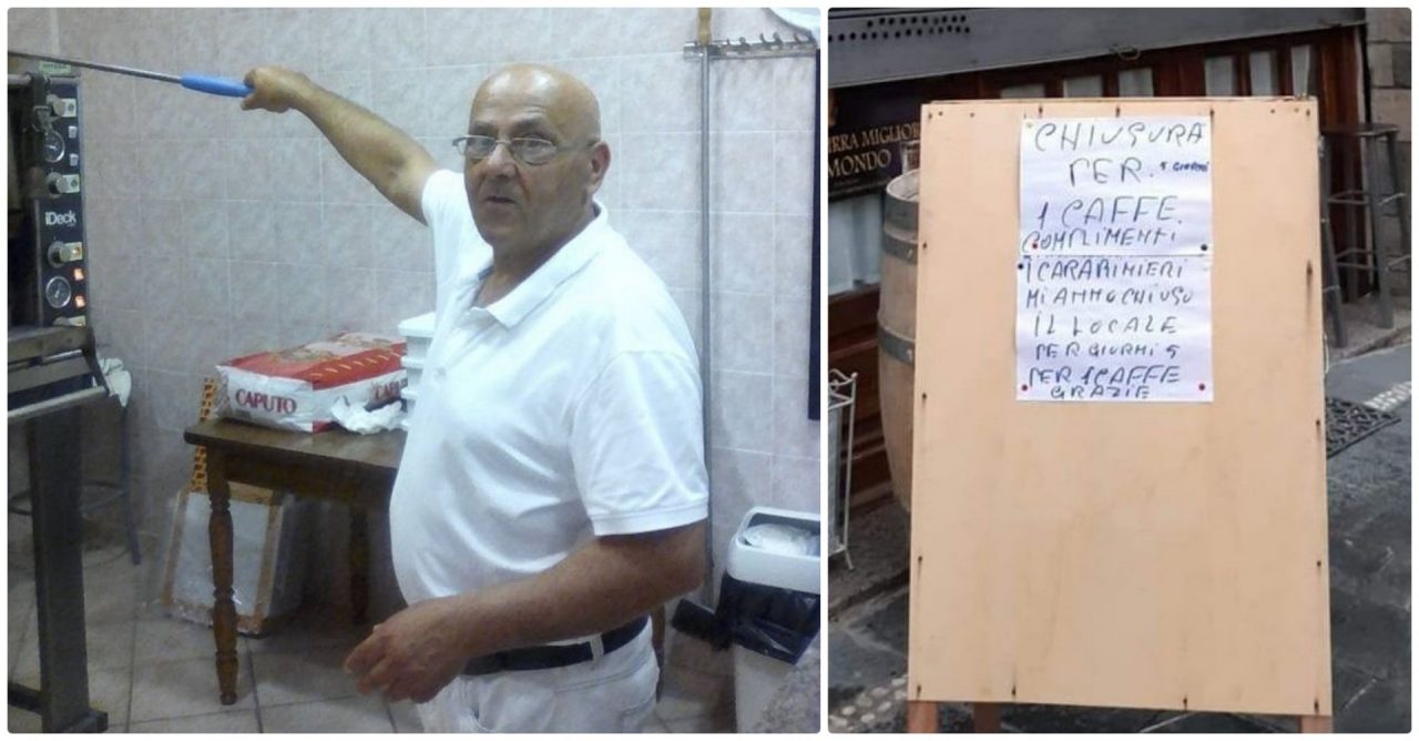 Temperature sotto zero, cliente entra al bar per un caffè: multa e 5 giorni di chiusura