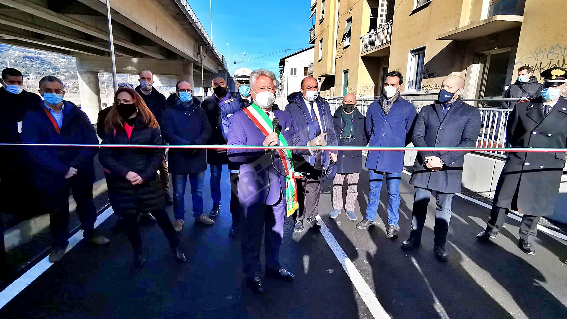 Inaugurazione sottopasso via Tenda 12 gennaio 2021_02