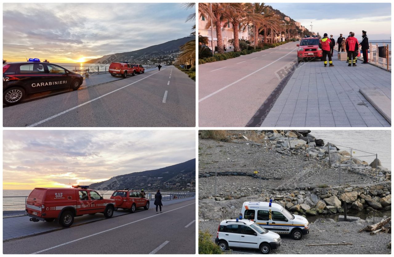 Donna scomparsa: ricerche in mare tra Ospedaletti e Bordighera