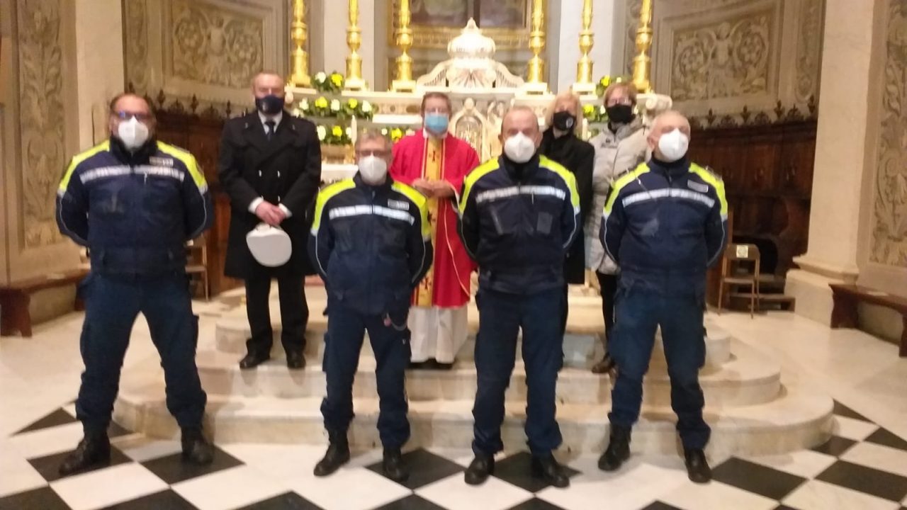 La polizia locale di Diano Marina festeggia San Sebastiano