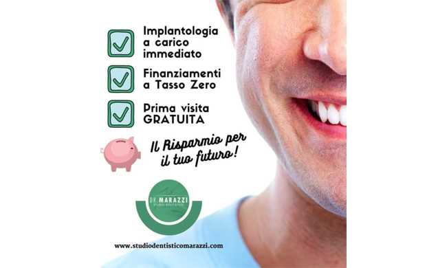 Denti fissi in giornata a Sanremo con lo Studio Marazzi