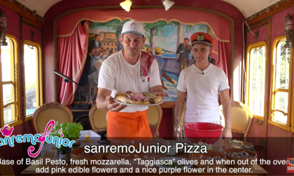 Sanremo e la pizza "sanremoJunior" di Vito Iacopelli