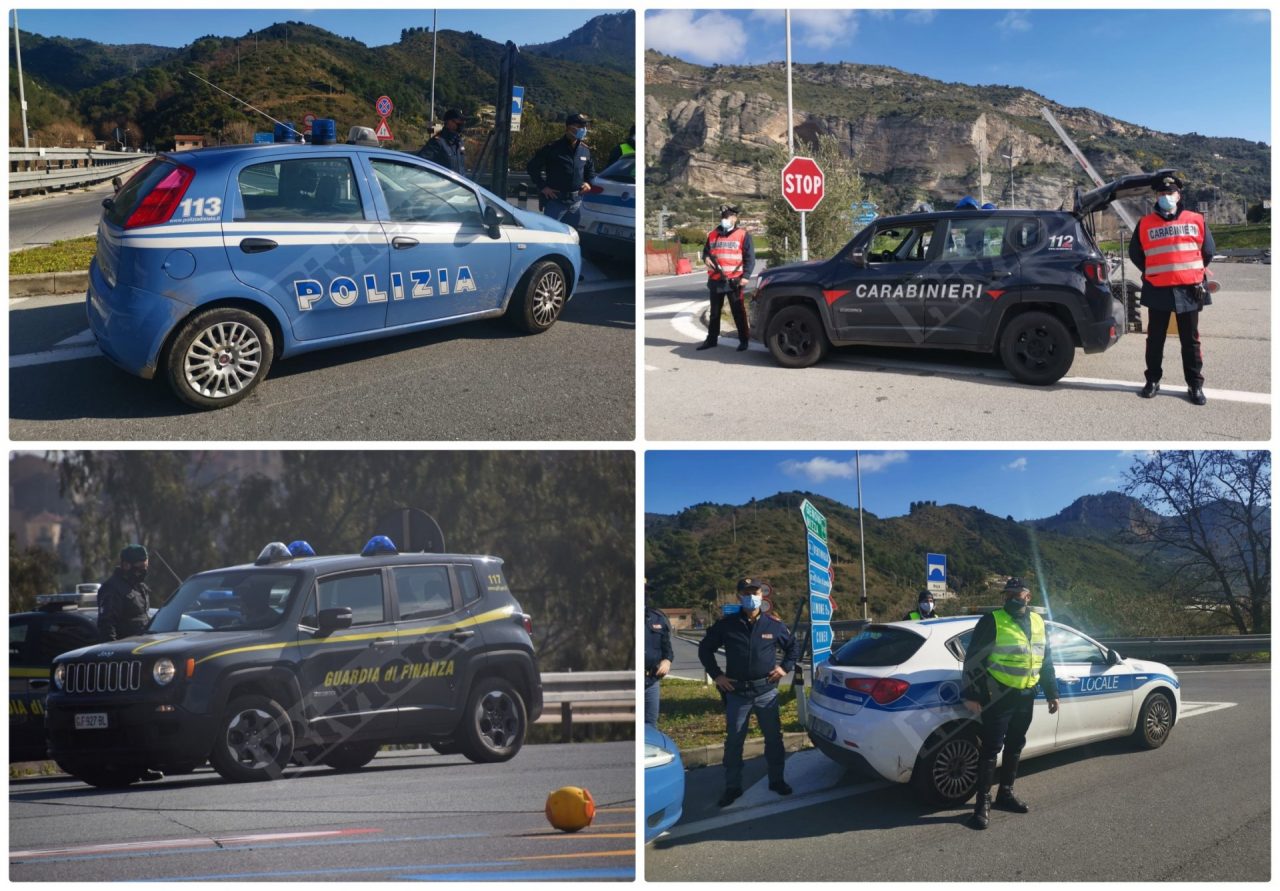 Controlli a tappeto alla frontiera sulle auto francesi in ingresso in Italia. Foto e Video