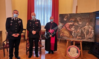 Carabinieri recuperano pala d'altare del '700 del seminario vescovile di Sanremo