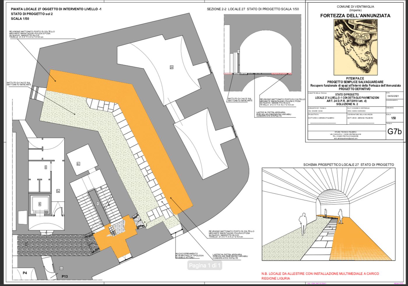 Riqualificazione Forte dell'Annunziata Ventimiglia progetto_02