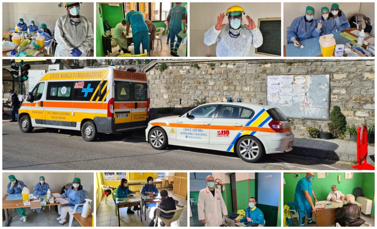 La lotta al Covid in Val Nervia: aperto le vaccinazioni a Isolabona. Foto