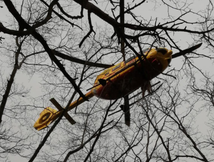 Cade in bici sul Monte Faudo necessario l’intervento dell’elisoccorso