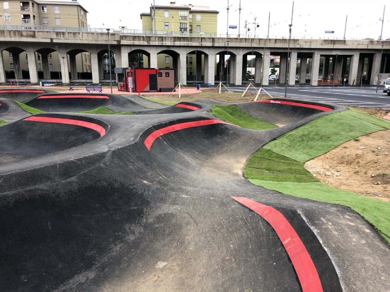 Inaugurati il parco giochi e la pump track di Castelvecchio