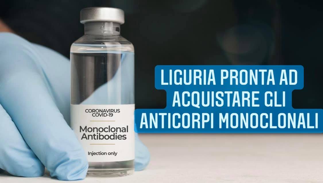 Liguria pronta ad acquistare anticorpi monoclonali