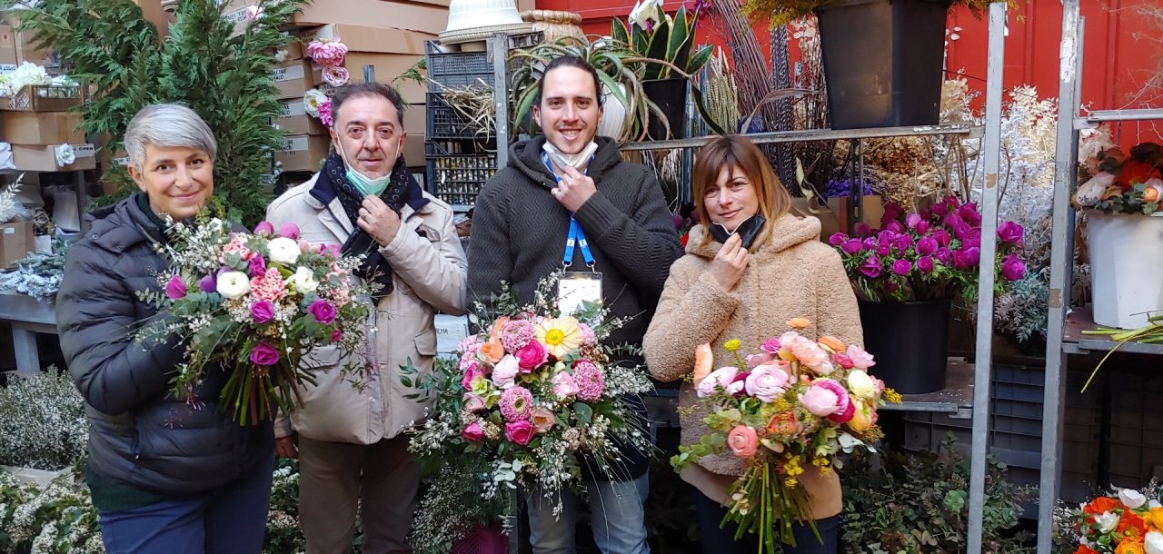 I bouquet del Festival li facciamo noi al mercato dei fiori