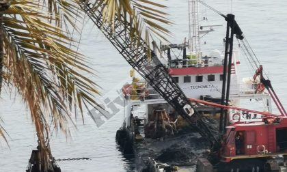 Fondale troppo basso: operazioni di dragaggio al Porto di Bordighera