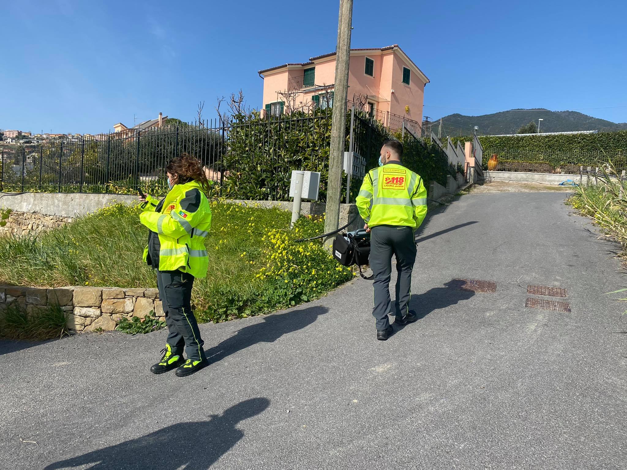 Incidente Sanremo elisoccorso Grifo caduto ristorante tetto La Bionda