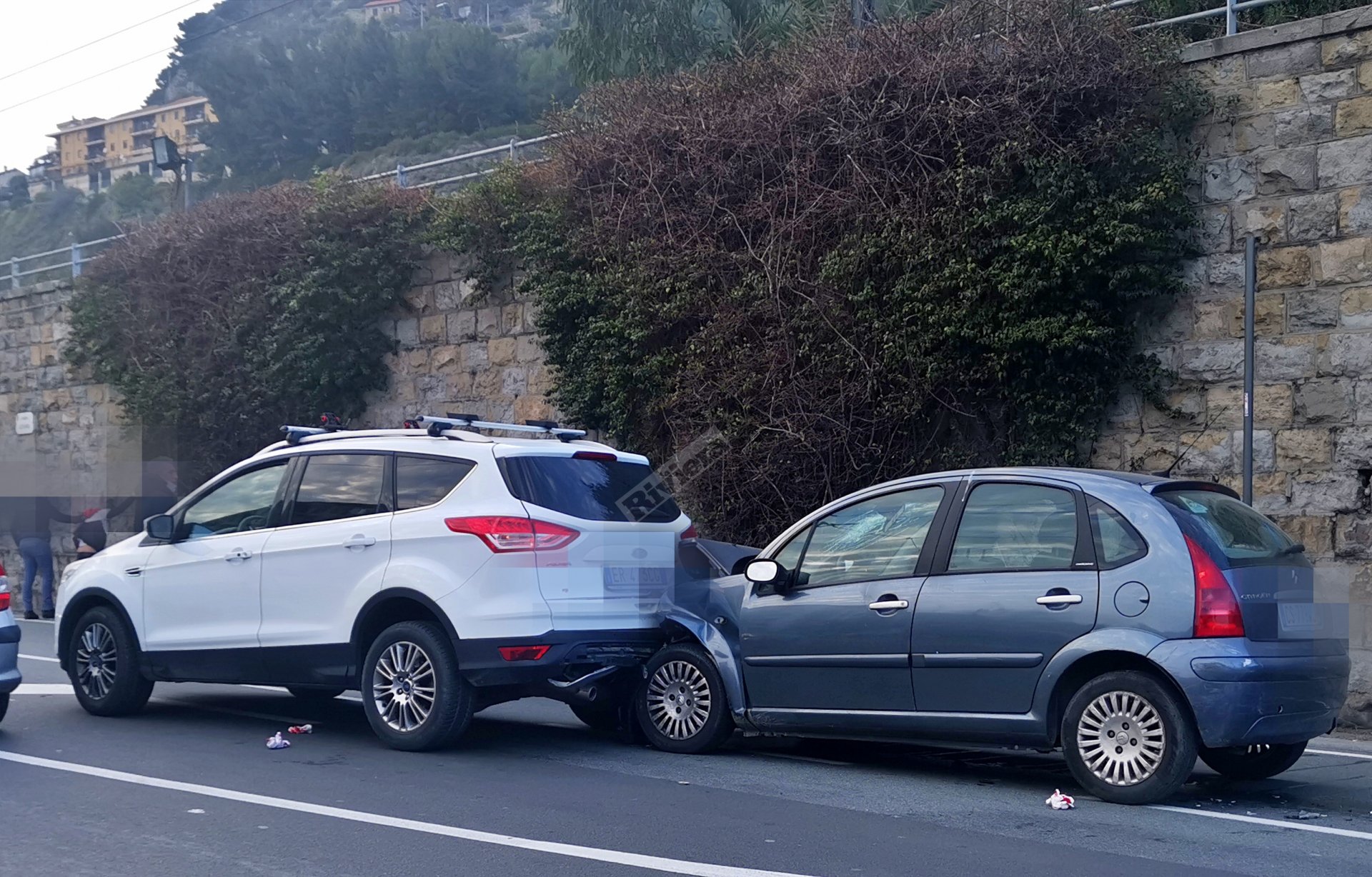 Incidente corso Genova Ventimiglia Arrestato polizia