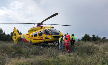 Motociclista 55enne cade nella pista da cross di Cesio, allertato l'elisoccorso