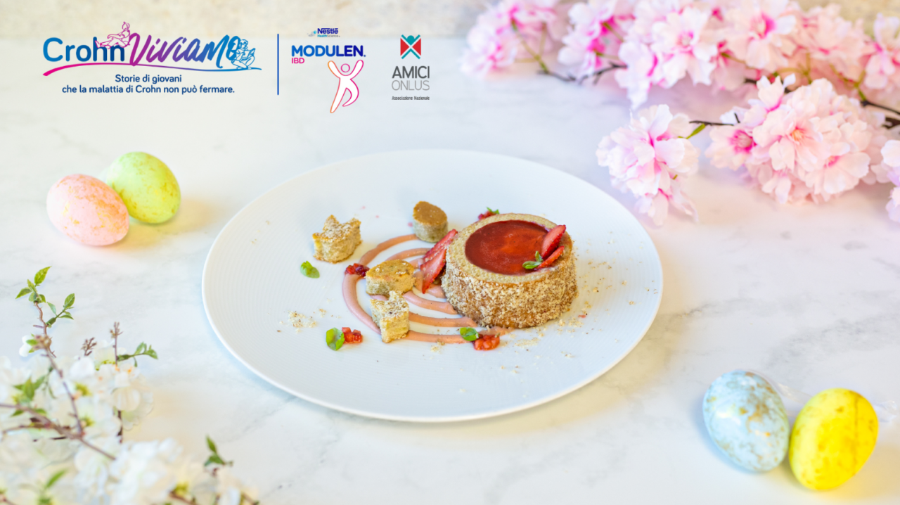 La pastry chef Simoncelli e un dolce per i malati di Crohn