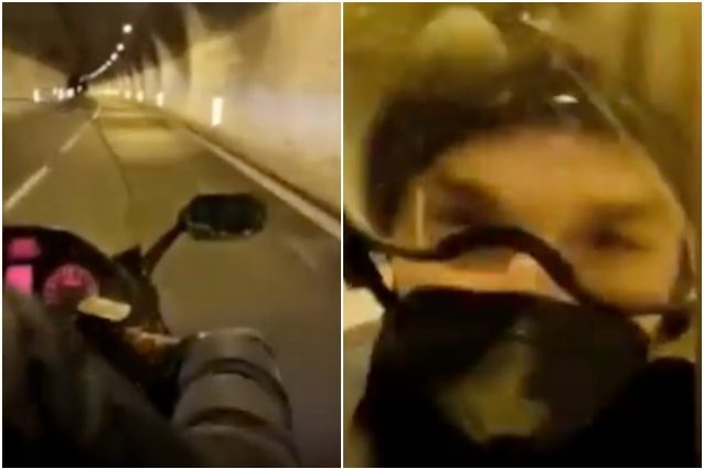 “Ibra chiede se lo puoi portare a Sanremo” il racconto del motociclista