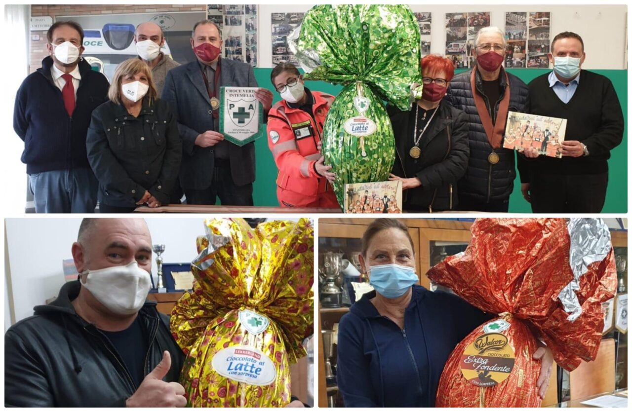 I vincitori della lotteria pasquale della Croce Verde Intemelia