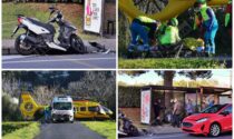 Schianto scooter e auto sull'Aurelia: ragazzo trasportato in elicottero al Santa Corona