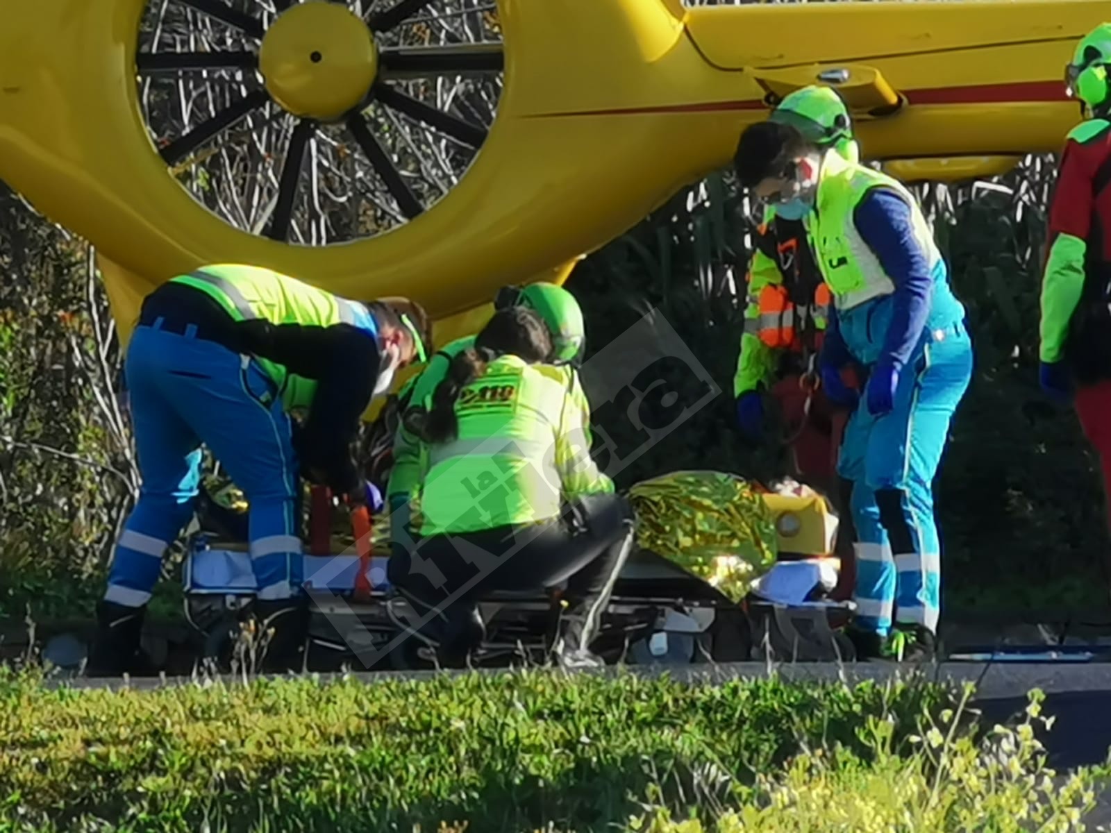 Incidente scooter auto Camporosso elisoccorso Grifo Bordighera Saint Charles_04