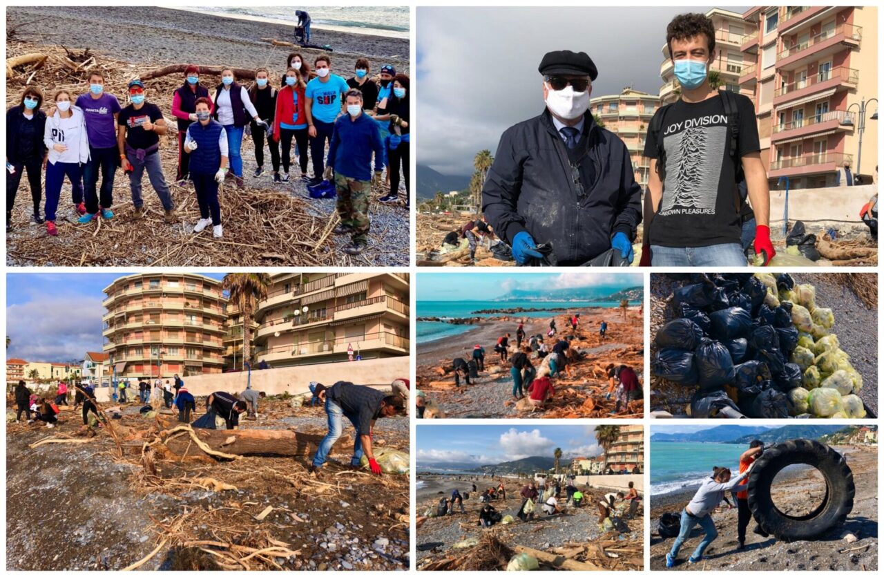 Domenica 25 aprile pulizia straordinaria delle spiagge a Ventimiglia