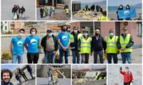 La pulizia delle spiagge dei volontari di BordiEventi. Foto