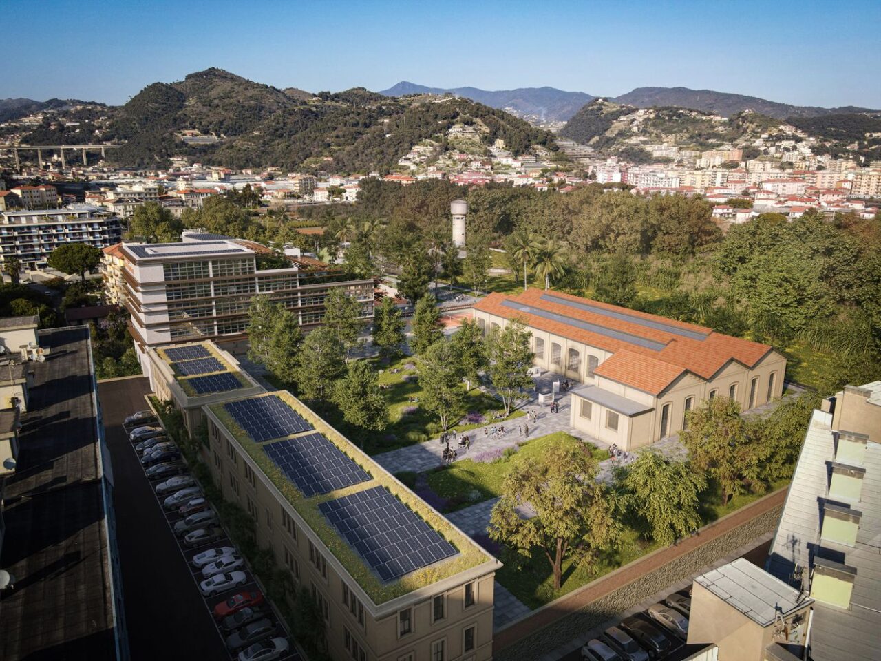 Un sopralluogo a Nervia per la scuola internazionale del progetto Borgo del Forte